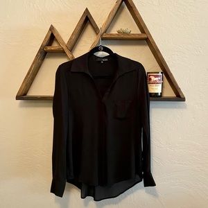 Black Button Down Blouse